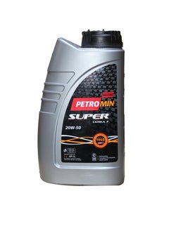 Petromin Super Ultra 7 20W-50 Engine Oil Petrol 1L (5000km)