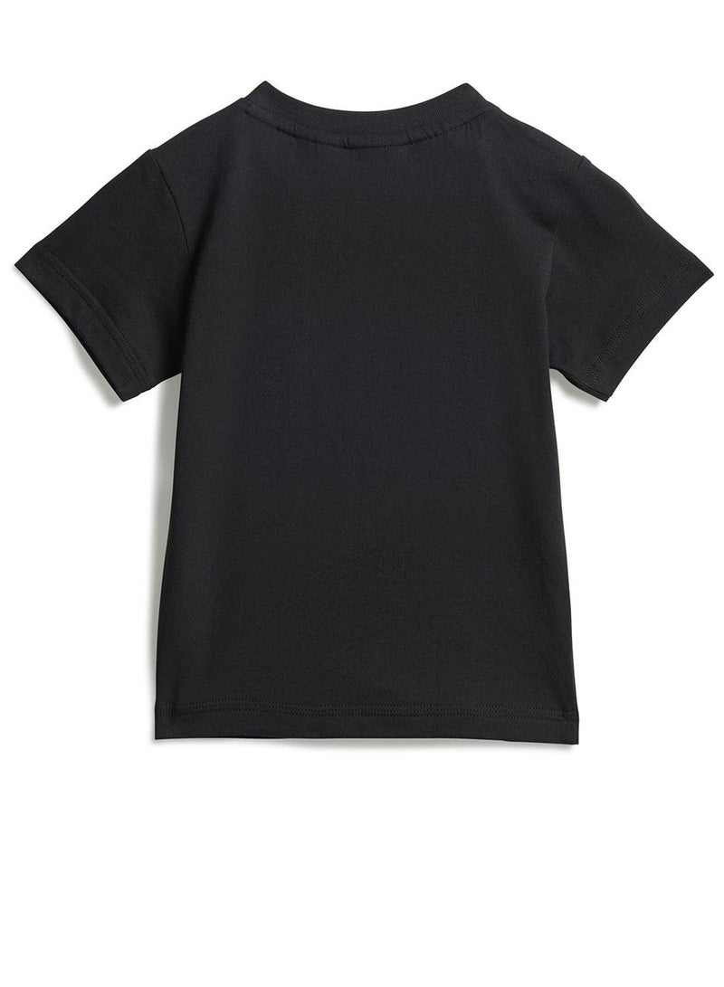 adidas بدلات رياضية صيفية للأطفال باللون الأسود - Image 3