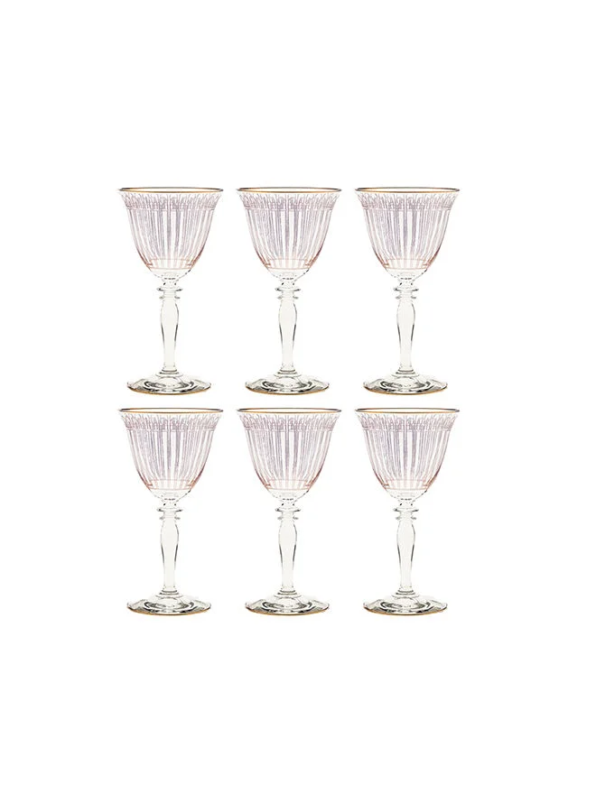Villeroy & Boch 6-Piece Bonton Gold Water Glasses