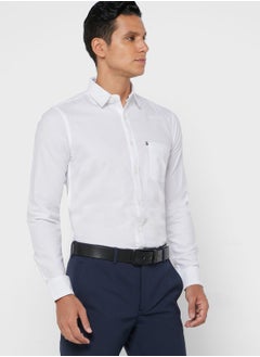 Regular Collar Full Sleeve With Roll Up And Tab Shirt