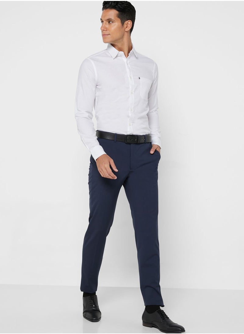 Robert Wood - Regular Collar Full Sleeve With Roll Up And Tab Shirt - Image 1