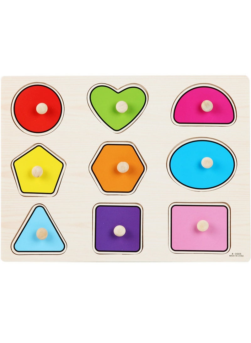 ألغاز الصور المقطوعة من سلسلة رسومات كرتونية خشبية تعليمية للأطفال، حقيبة هدايا مناسبة للأطفال - Image 1