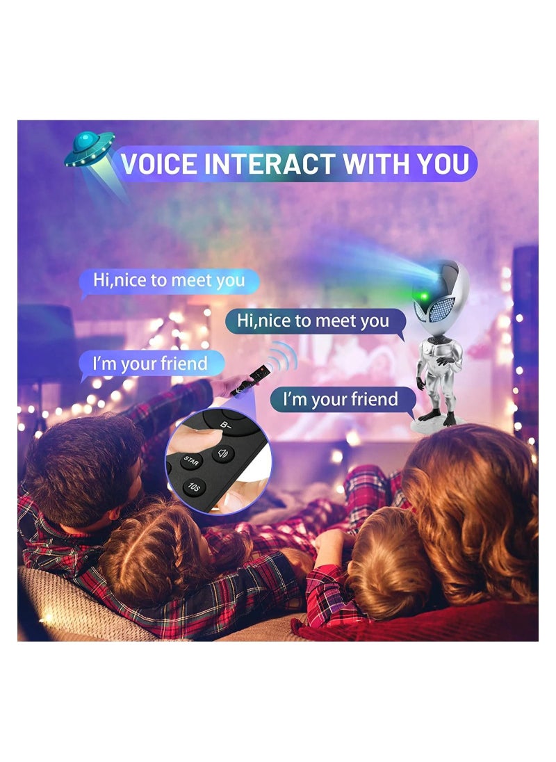 Generic - Astronaut Aliens Star Projector, Talking Nebula Projector Light with Timer and Remote Control, Breathing Light Effect Galaxy Projector for Gaming Room, Party, Ceiling - Image 1