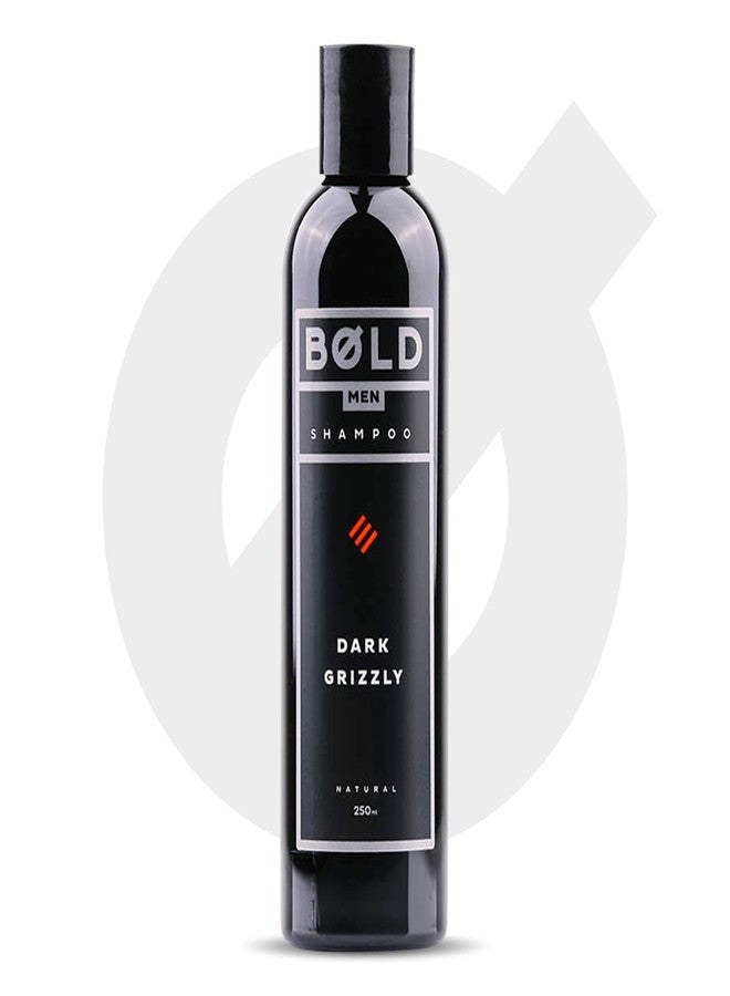 Bold Men, Shampoo 250 ml- Mens Daily Shampoo (Dark Grizzly) - Image 1