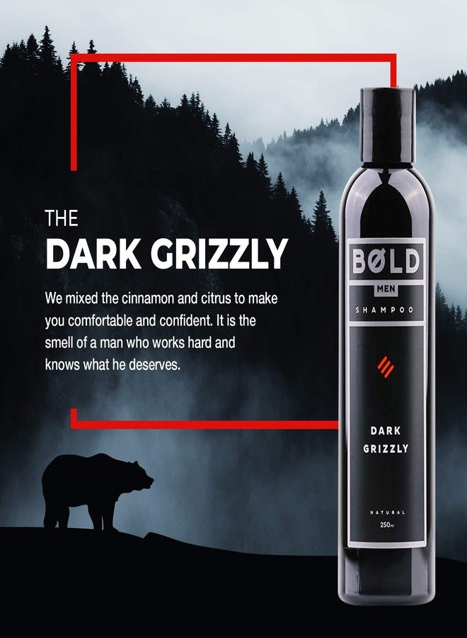 Bold Men, Shampoo 250 ml- Mens Daily Shampoo (Dark Grizzly) - Image 5