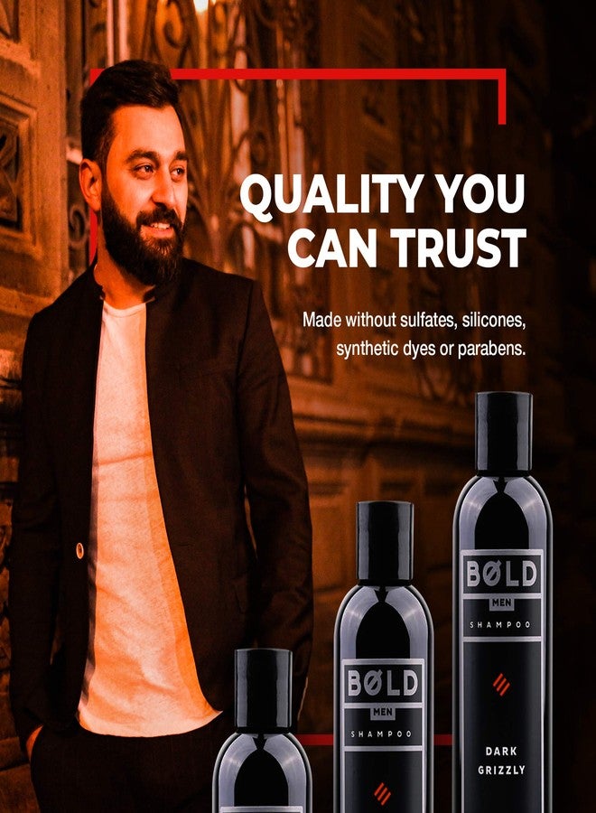 Bold Men, Shampoo 250 ml- Mens Daily Shampoo (Dark Grizzly) - Image 3