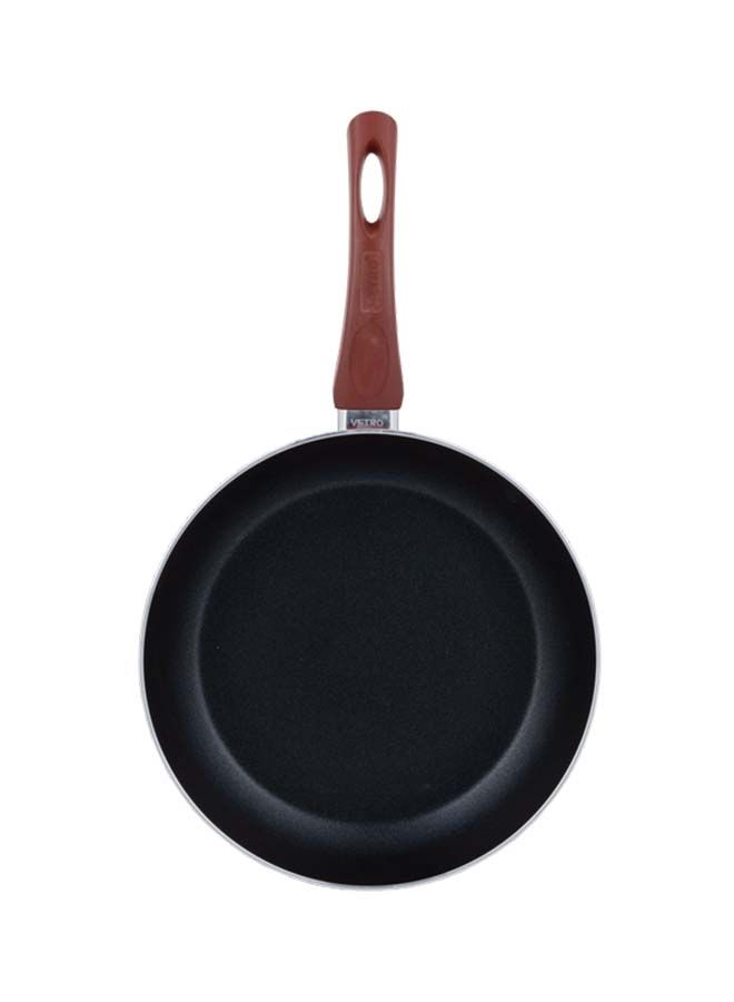 Alsaif Vetro Fry Pan Non Stick  24Cm  Black/Red K79704/1/24 - Image 1