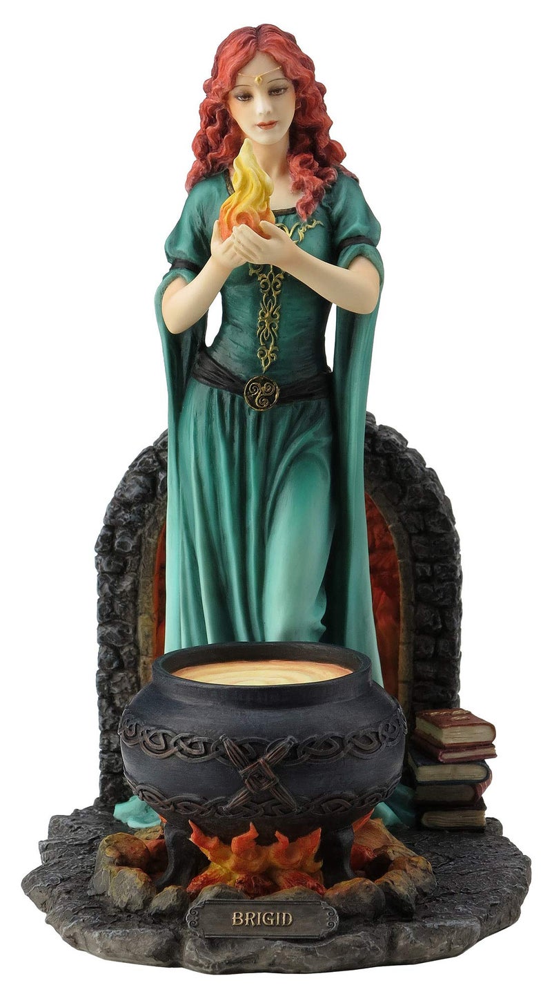 Veronese Design Brigid The Goddess of Hearth and Home Holding The Sacred Flame - Image 1