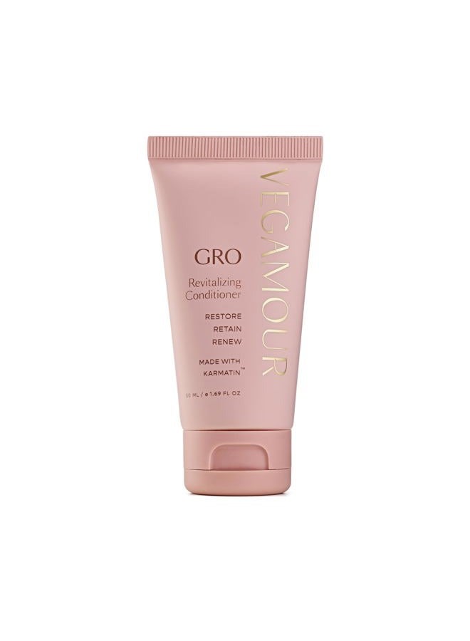 VEGAMOUR GRO Revitalizing Conditioner for Thinning Hair, 50ml Travel Size - Image 1