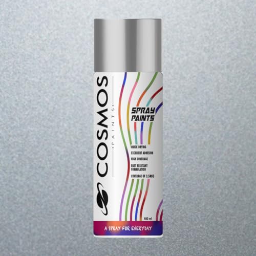 Cosmos Paints Gold & Silver Spray Paint 200ml (Pack Of 2 Can) - Image 3