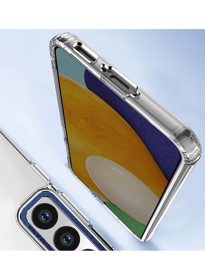 CATANES Samsung Galaxy S23 Plus Clear Case Shockproof Slim Anti-Yellow Hybrid Hard PC+ TPU Cover Metal Camera Lens Frame - Image 4