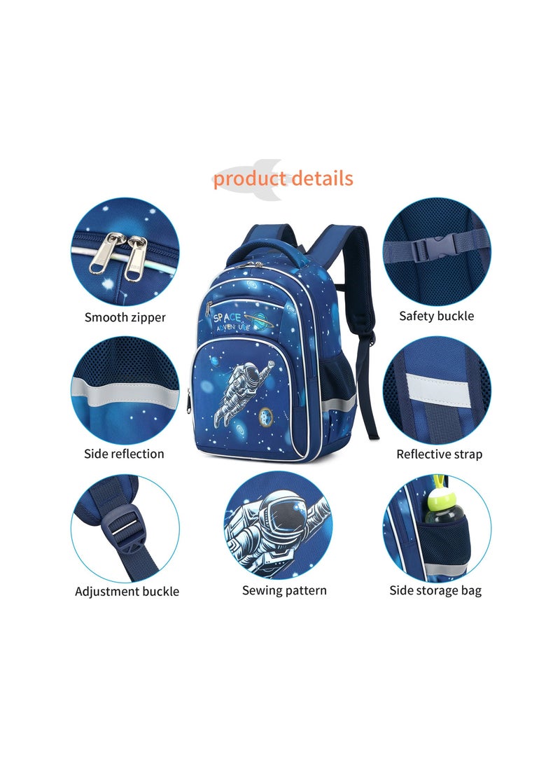 Y&D Kids Backpacks, Kindergarten Perfect Size School Backpack for Girls and Boys, Water Resistant Easy to Clean Preschool Book Bag Kids, 16 inch Multifunctional Cute Large Capacity - Image 4