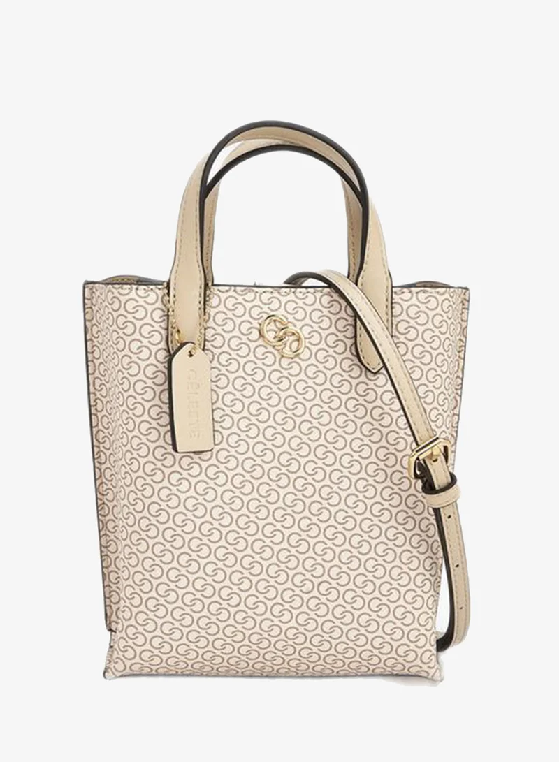 سيليست Monogram Print Tote Bag With Double Handle
