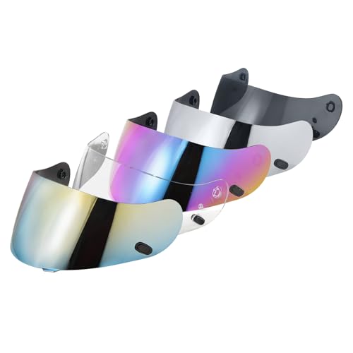 VCOROS Motorcycle Helmet Face Shield Visor Repalcement for HJC Helmet HJ-09 CL-15 CL-17 CL-16 CL-SP AC-12 FS-10 CS-R1 IS-16 CS-R2 Shield(Rainbow) - Image 4