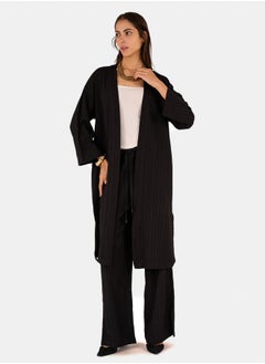 Textured Pattern Midi Kimono