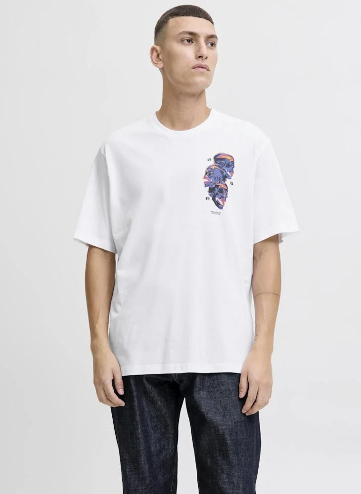 JACK & JONES Graphic Crew Neck T-Shirt