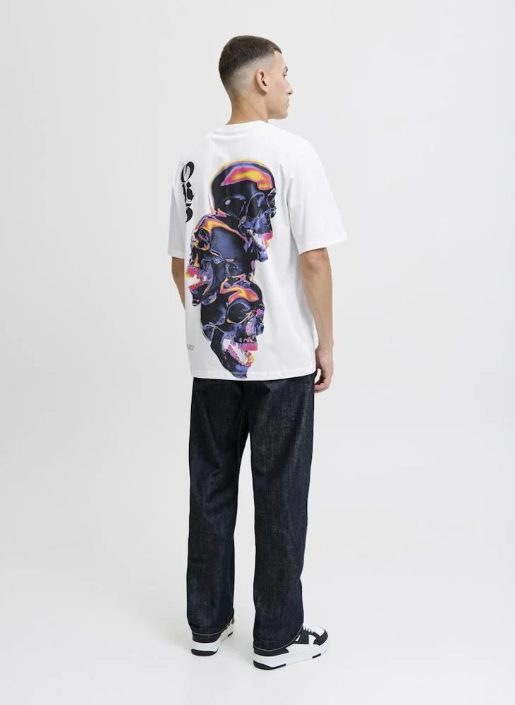 JACK & JONES Graphic Crew Neck T-Shirt