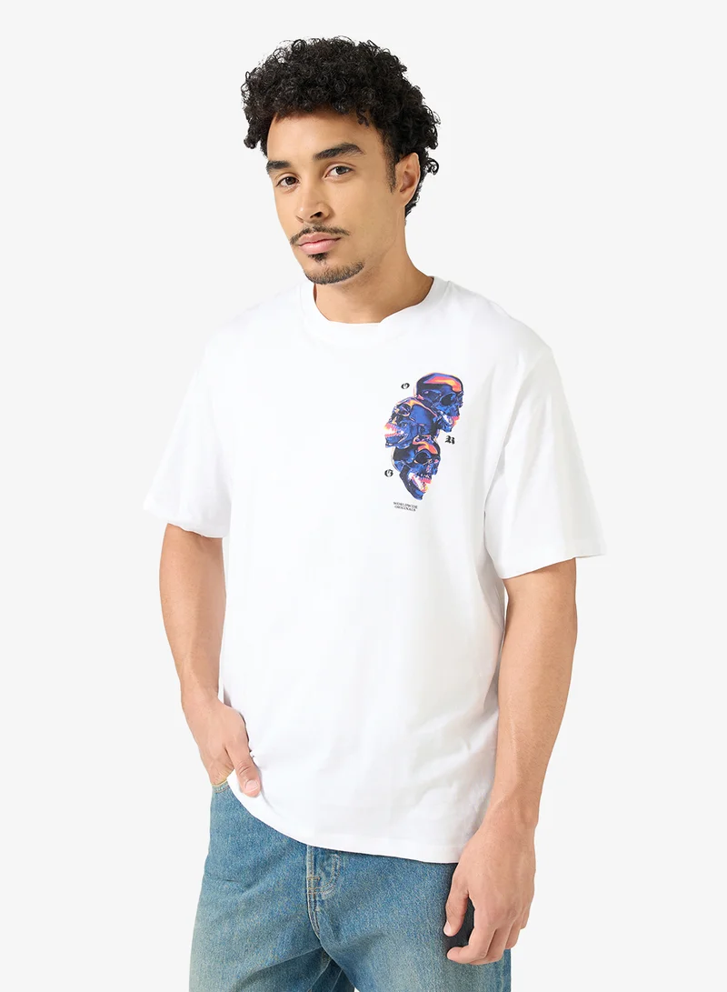 JACK & JONES Graphic Crew Neck T-Shirt