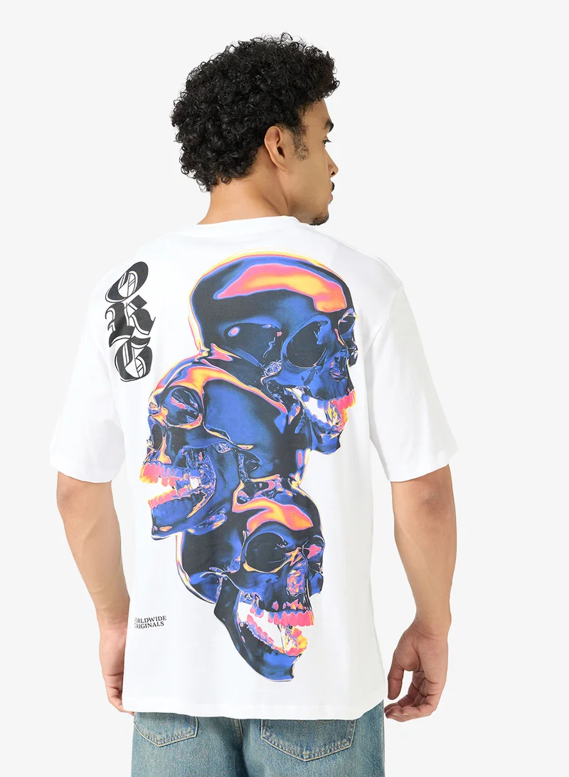 JACK & JONES Graphic Crew Neck T-Shirt