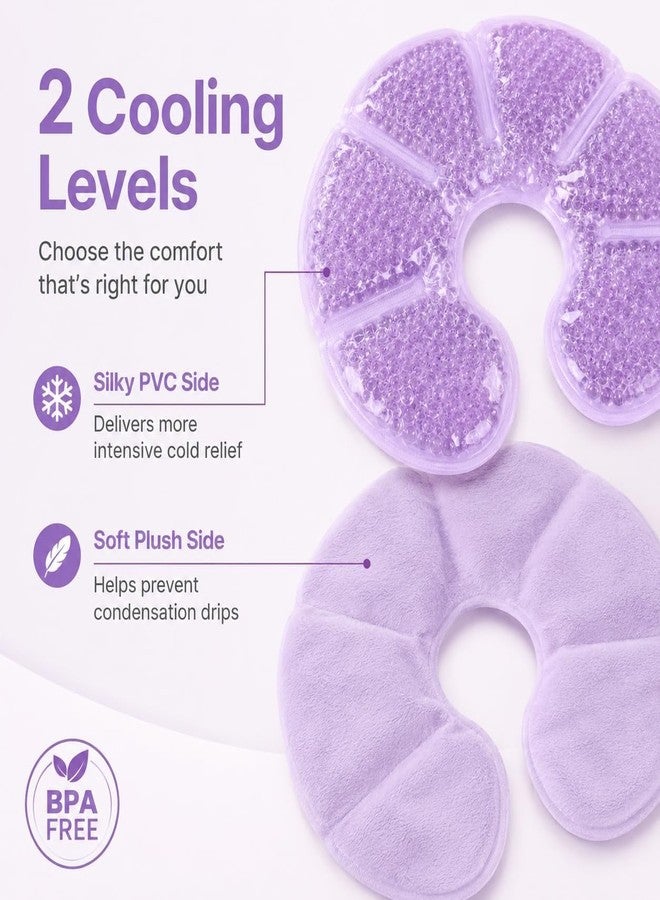 KRLZ Breast Therapy Pads - Reusable Hot and Cold Therapy Breastfeeding Gel Pads, Boost Milk Let-Down with Gel Bead Pads for Breastfeeding Moms,Mastitis, Engorgement - Image 3