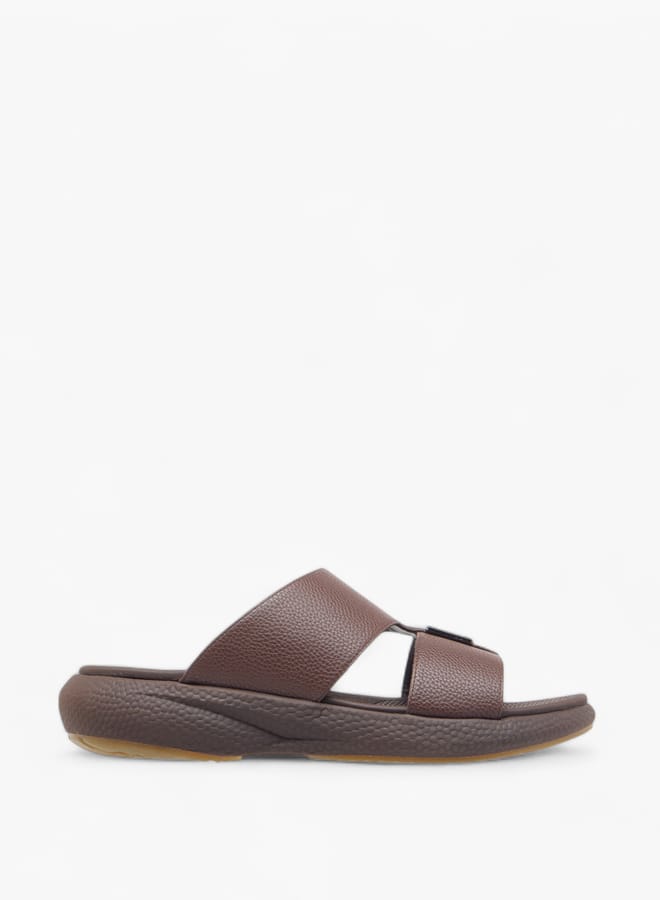 Le Confort Men Cutout Detail Slip-On Arabic Sandals  - Image 2