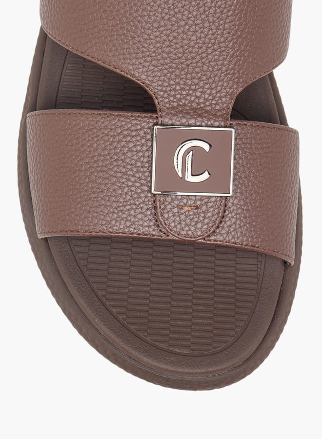 Le Confort Men Cutout Detail Slip-On Arabic Sandals  - Image 3