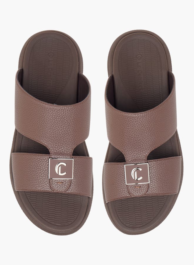 Le Confort Men Cutout Detail Slip-On Arabic Sandals  - Image 1