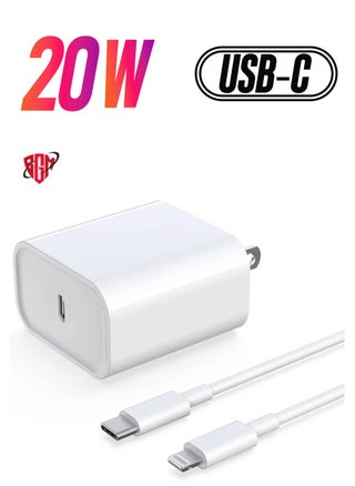 iPhone Fast Charger, 20W USB C PD Wall Charger Block Plug with[MFi Certified]6ft Type C to Lightning Cable Quick Charging Data Sync Cord for iPhone14 13 12 11 Pro Max Mini Xs Xr iPad Air - pzsku/ZE02980FA56B9E77CA35FZ/45/_/1738267172/78ae72a0-9c45-4b4a-9fb9-6330f109e6ed