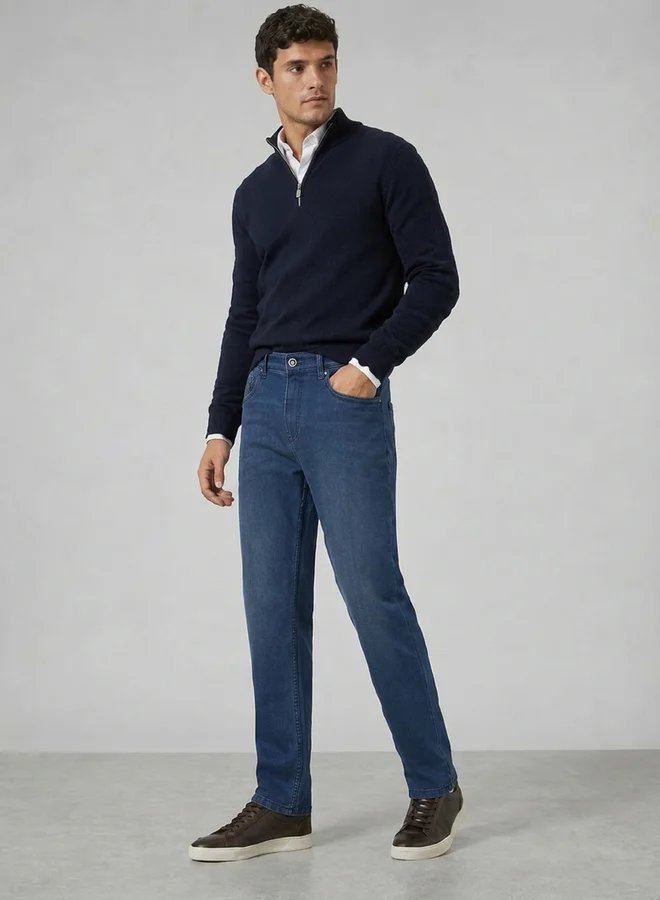 Styli Men Light Wash Regular Fit Jeans