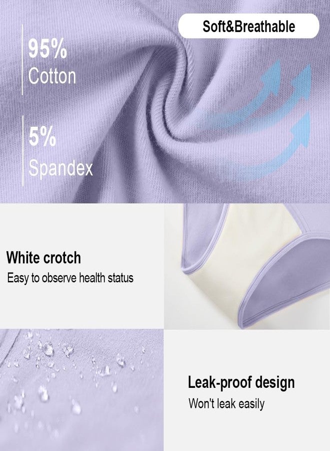 BATTEWA Mid-Waist Incontinence Underwear for Women Leak Proof Panties Protective Briefs for Bladder Control Washable Absorbency 40ML,3Pack (Large,3 Color - Image 3