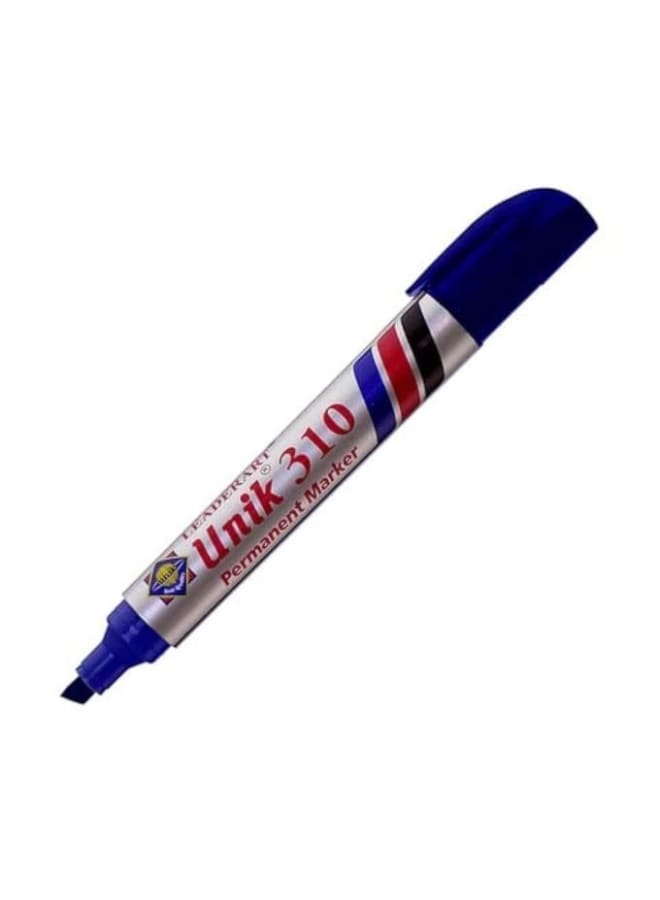 Unik UNIK 310 Set of 6 High-Quality Whiteboard Markers in Blue