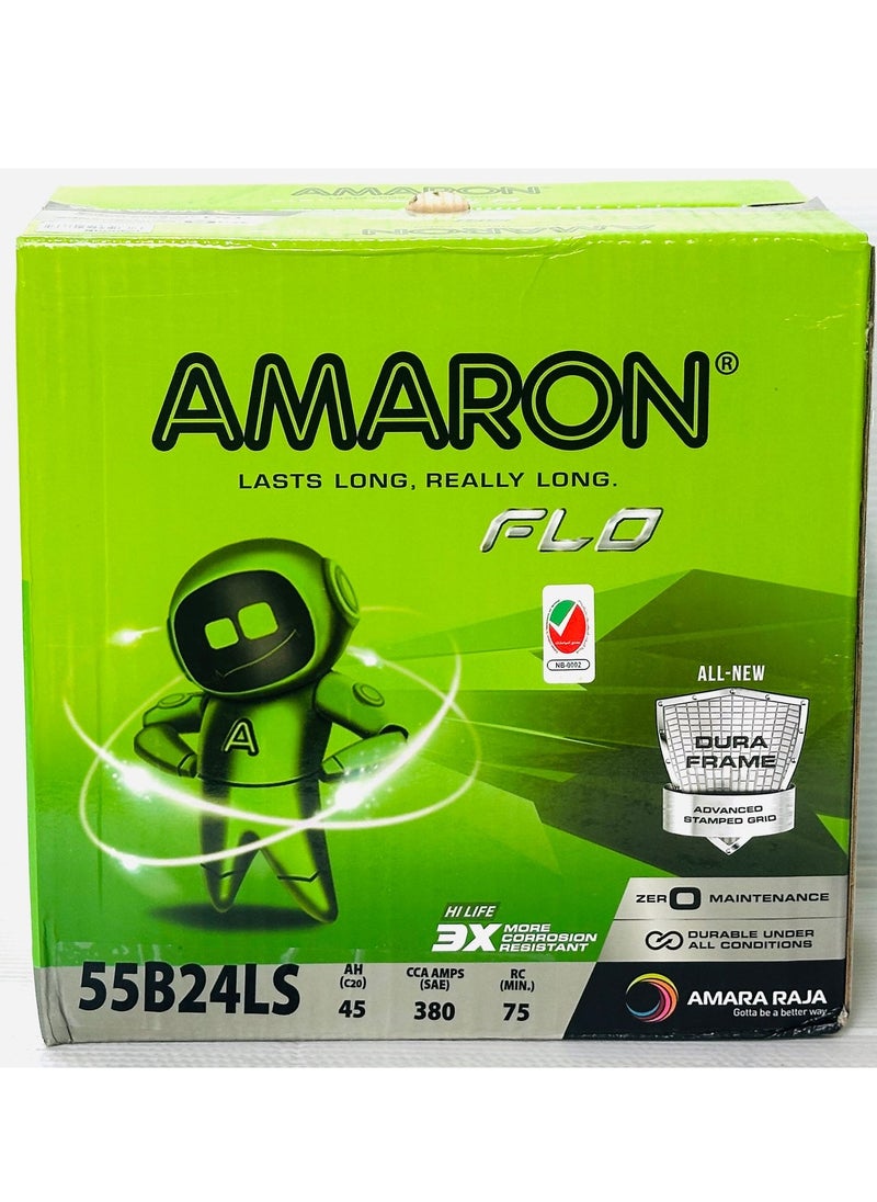 Amaron - Car Battery 12V 45AH NS60LS-MF - Image 1