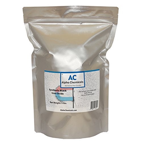 Alpha Chemicals أكسيد الحديد الأسود - Fe3O4 - صناعي - 5 أرطال - Image 1