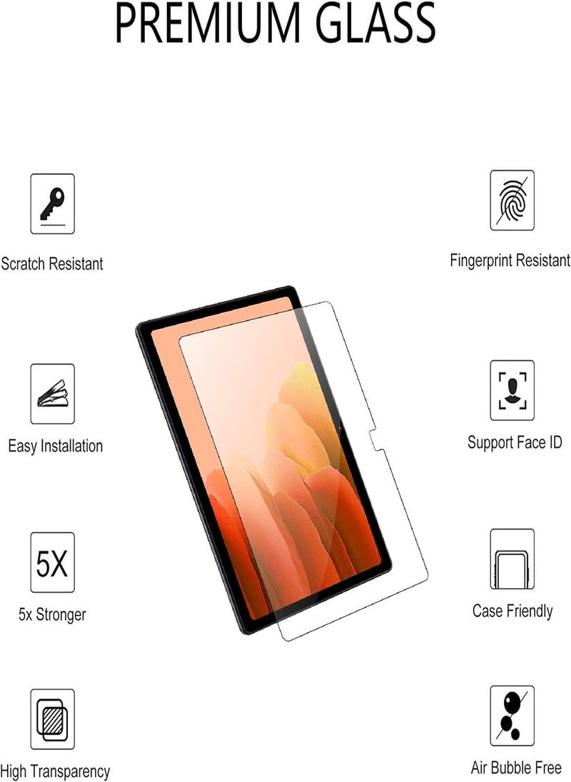 Tempered Glass Screen Protector Clear Designed For Samsung Galaxy Tab A7 10.4 (2020) Full Screen Coverage And Bubble Free - Image 4