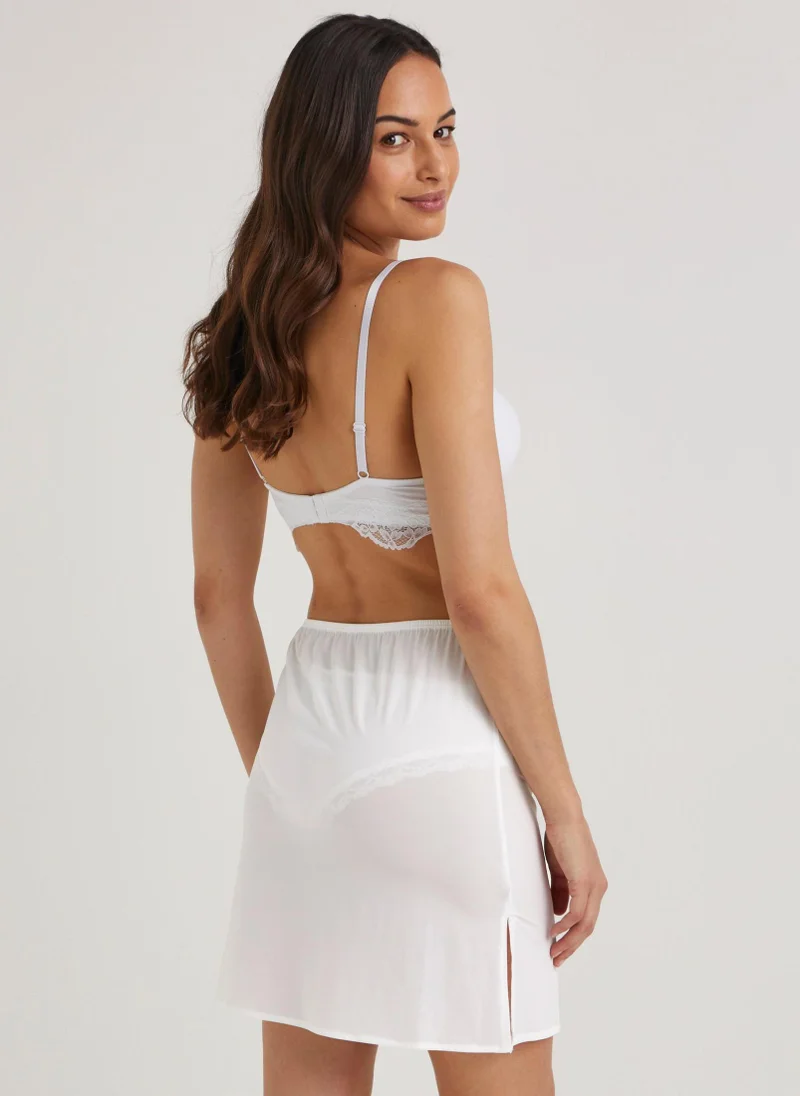 ماتلان White Half Slip