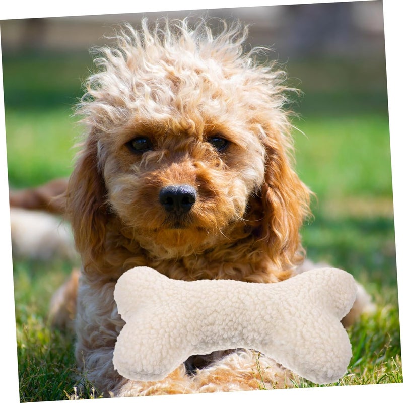 Gatuida Dog Chewing Toy for Dogs Interactive Squeaky Molar Toy Soft Fleece Material Helps Furniture Damage Washable and Safe for Pets - Image 4