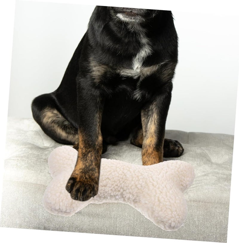 Gatuida Dog Chewing Toy for Dogs Interactive Squeaky Molar Toy Soft Fleece Material Helps Furniture Damage Washable and Safe for Pets - Image 3