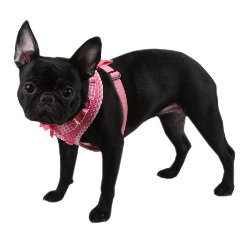 PUPPIA Authentic Puppia Vivien Harness, Pink, Medium - Image 4