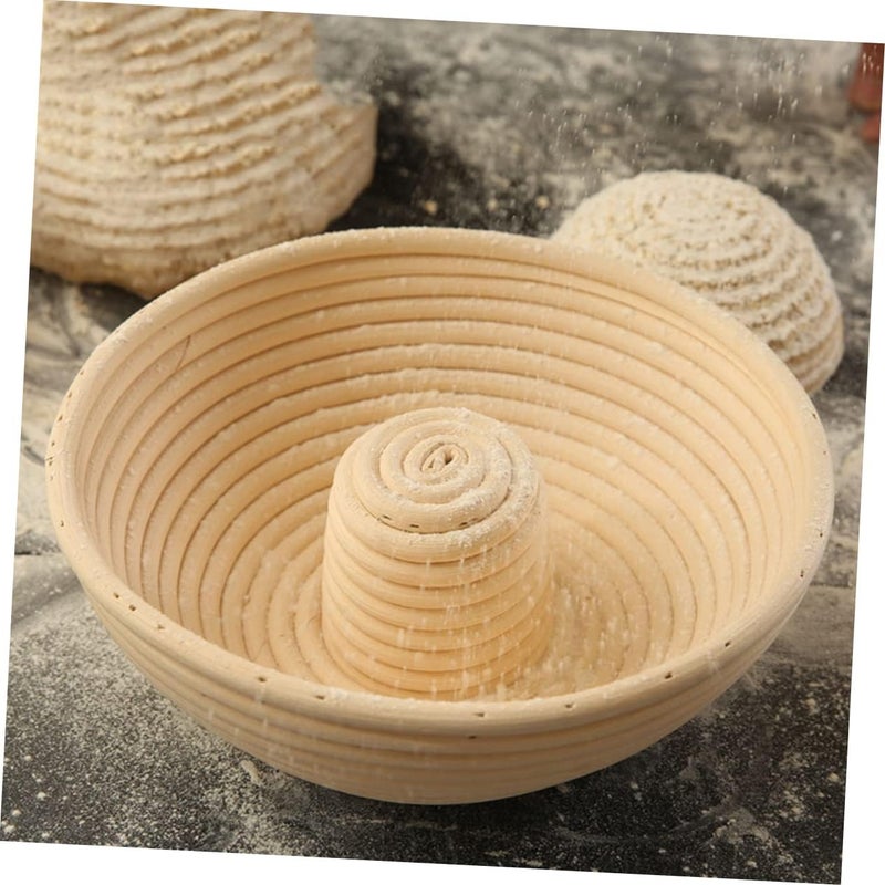 Natural Rattan Bread Proofing Basket Baking Basket for Dough Rising Easy to Clean for Sourdough and Homemade Bread Making - Image 3