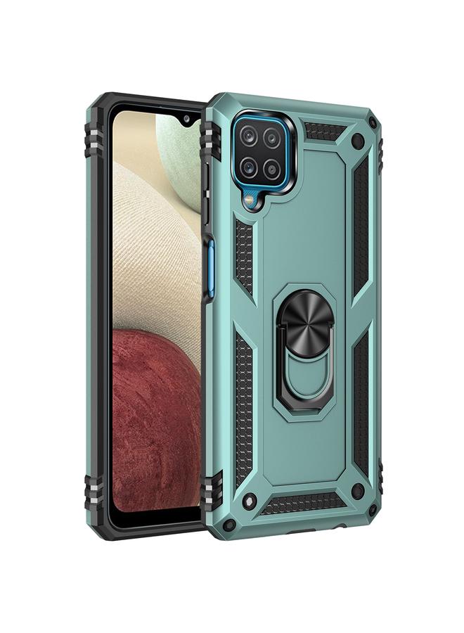 S-TOP Case For Samsung Galaxy A12 5G Shockproof TPU + PC Protective Case with 360 Degree Rotating Holder - Image 2