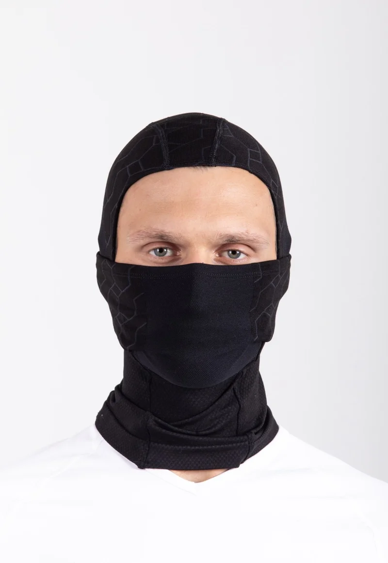 Oil Company Black Balaklava Thermal Snow Mask Unisex