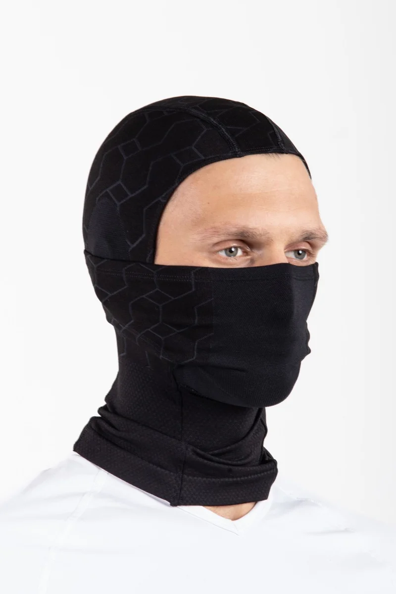 Oil Company Black Balaklava Thermal Snow Mask Unisex