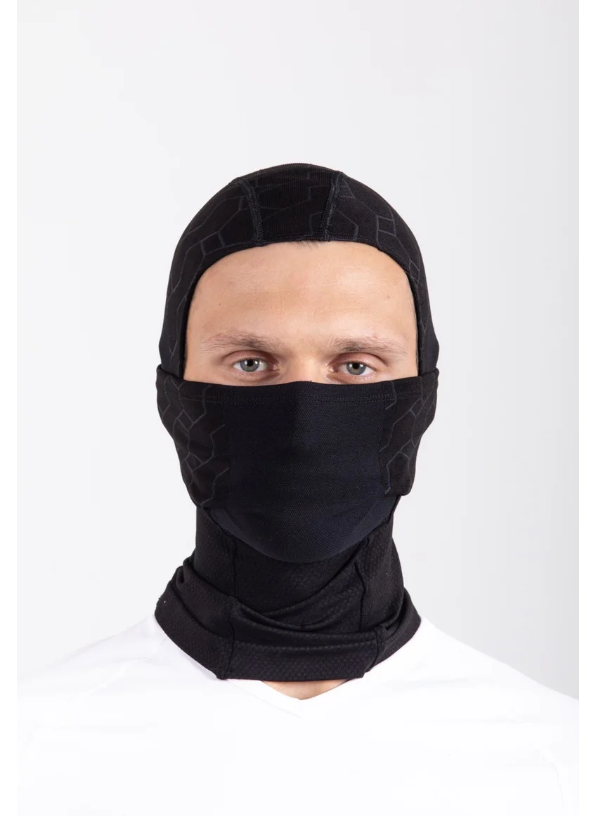 Oil Company Black Balaklava Thermal Snow Mask Unisex