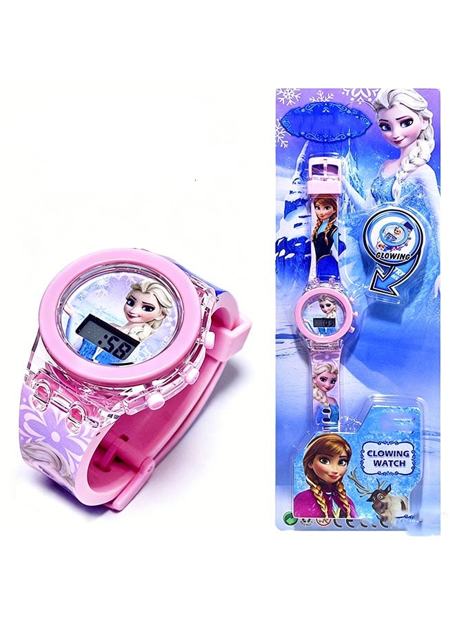 Frozen Elsa Bestselling kids' watches, perfect gift watches for children of all ages, watches that light up - Image 3