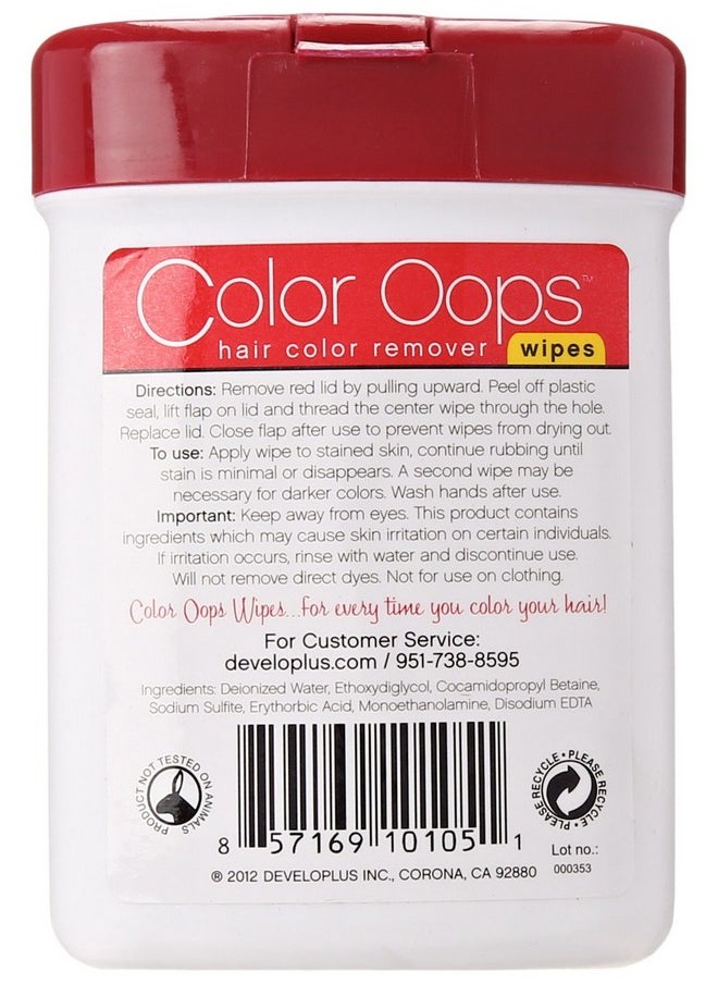 كولور أوبس مناديل إزالة لون الشعر من Color Oops (10 قطع)  - Image 2