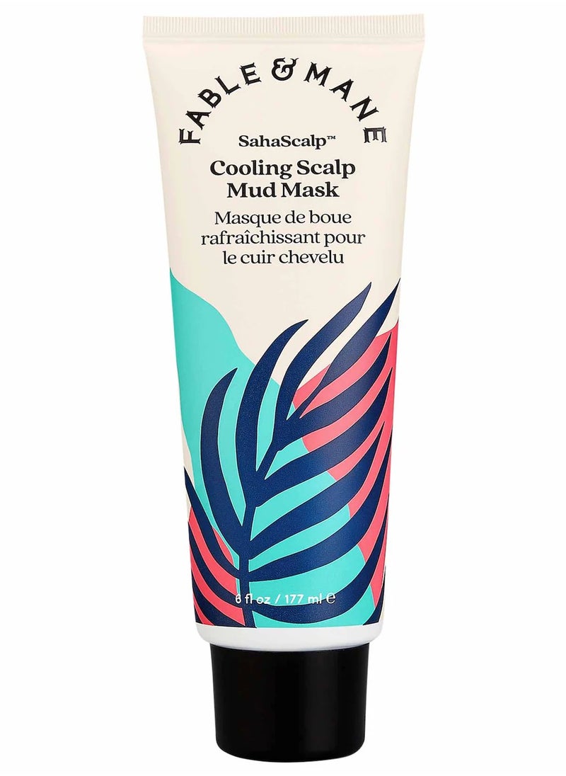 Fable and Mane FABLE & MANE SahaScalp Cooling Scalp Mud Mask- 177ml  - Image 1