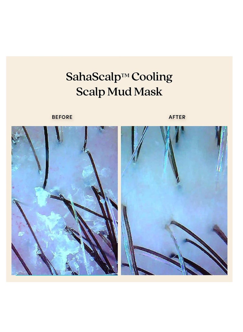 Fable and Mane FABLE & MANE SahaScalp Cooling Scalp Mud Mask- 177ml  - Image 3
