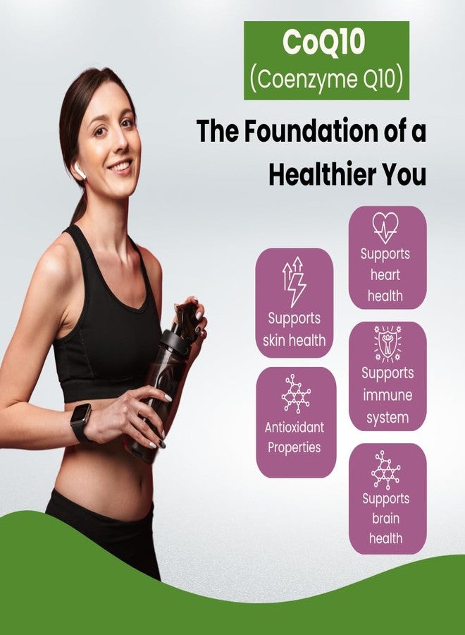 SETNUTRA Well From Within SETNUTRA CoQ10 with Vitamin E – 200mg Coenzyme Q10 Supplement | Supports Heart Health & Fertility | 2-in-1 Antioxidant Formula | 60 Veg Capsules | No Fillers or Preservatives - Image 2
