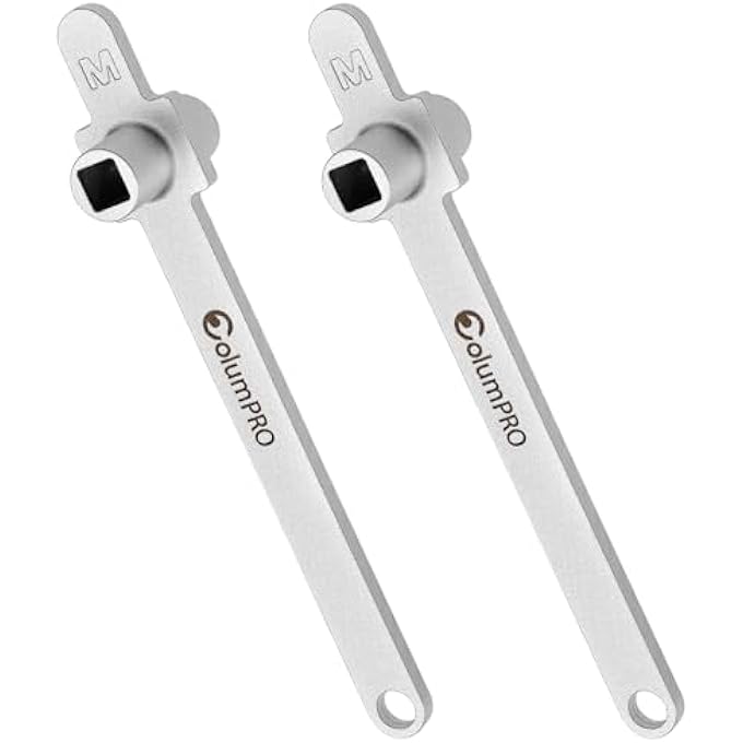 ColumPRO SET OF 2 BLEED KEYS, STAINLESS STEEL MATERIAL, ELECTROLYTICALLY POLISHED SURFACE, RADIATOR VENTILATION HANDLE, SQUARE KEY, HEATING KEY - Image 2