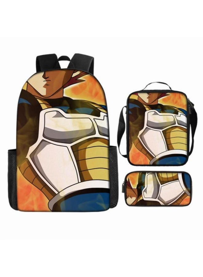 عام حقيبة الظهر المطبوعة الشائعة - مجموعة حقيبة الظهر المكونة من ثلاث قطع (يمكن استخدامها للطلاب والأطفال والأصدقاء للنزهات وتسلق الجبال وما إلى ذلك) - 52 - Image 2